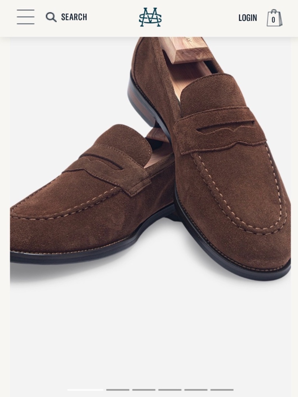 Suede loafers